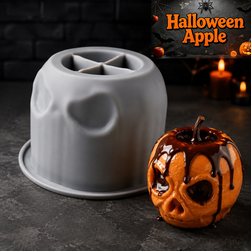 Halloween skull apple silicone - Soap Making Instructions ulasan dan harga