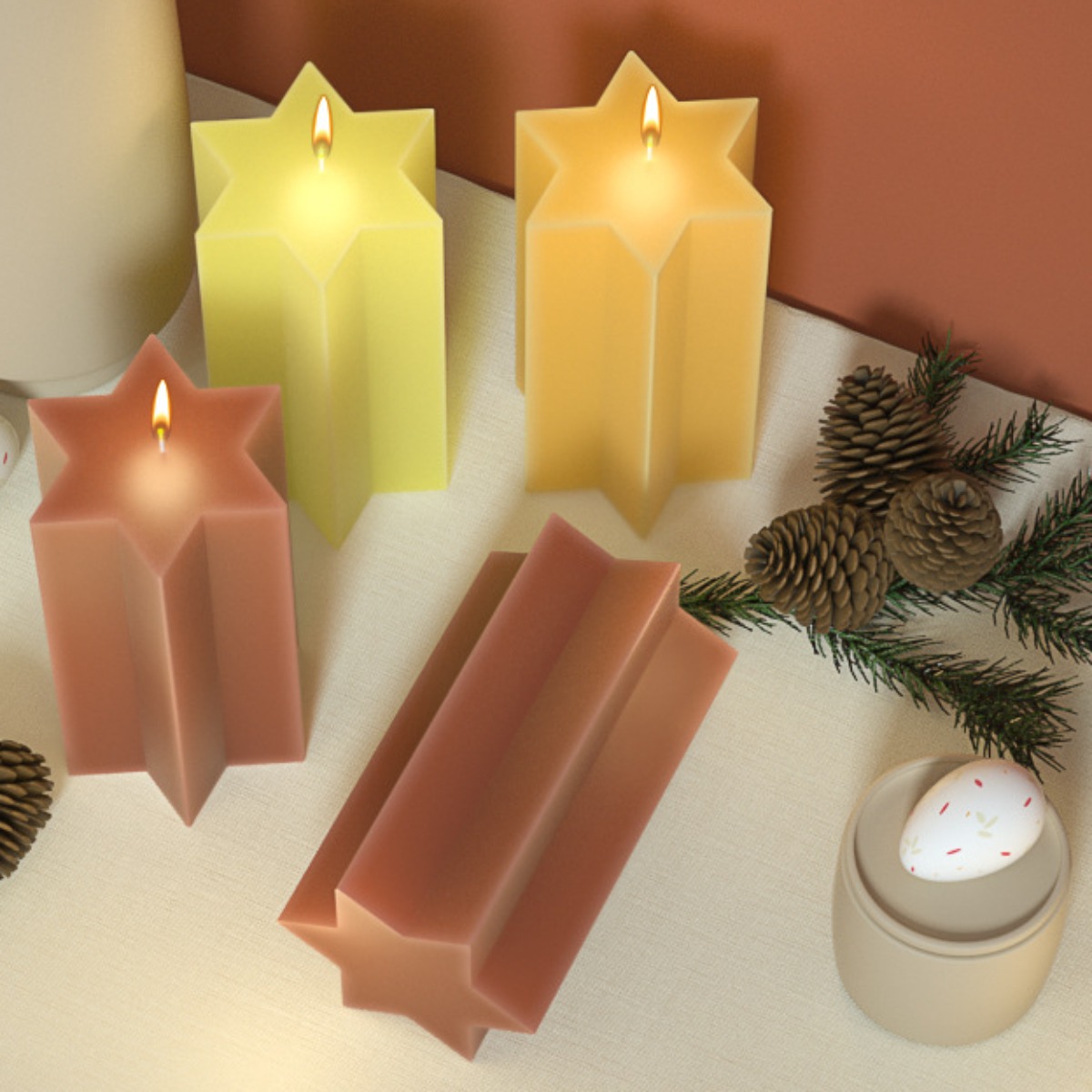 3D Hexagonal Column Silicone C - Soap Making Gifts ulasan dan harga