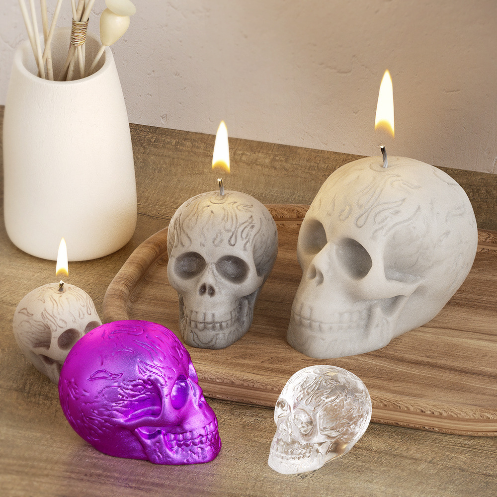 Multi Size Skull Head Silicone - Soap Making Ins ulasan dan harga