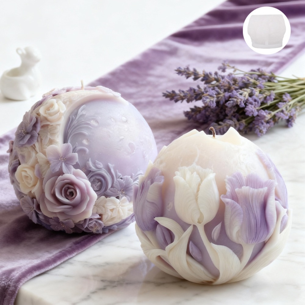 Moon Rose Tulip Ball Candle Si - Soap Making Gifts ulasan dan harga