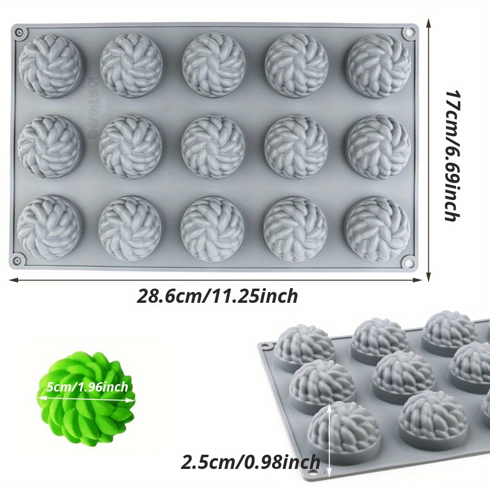 1Pc Cake Mold Santa Ana Floral - Soap Making Diy Kit ulasan dan harga