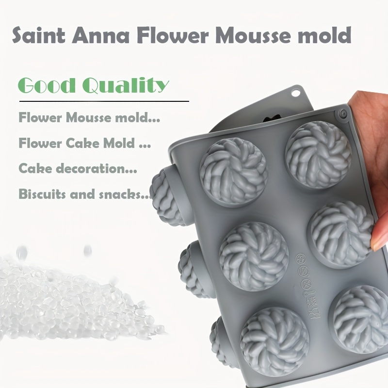 1Pc Cake Mold Santa Ana Floral - Soap Making Diy Kit ulasan dan harga