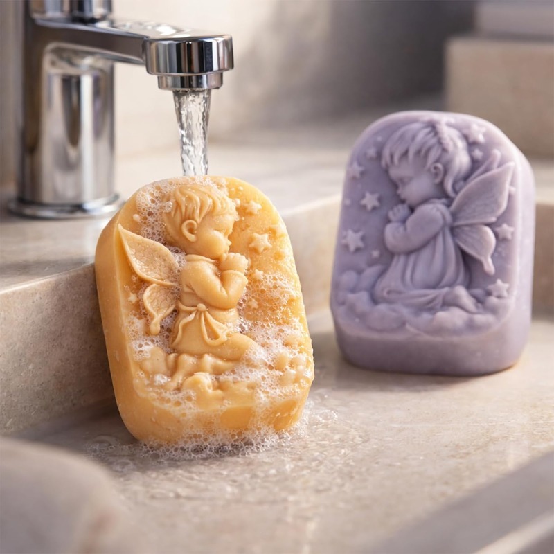 Angel Silicone Mold For Soap M - Soap Making Instructions ulasan dan harga