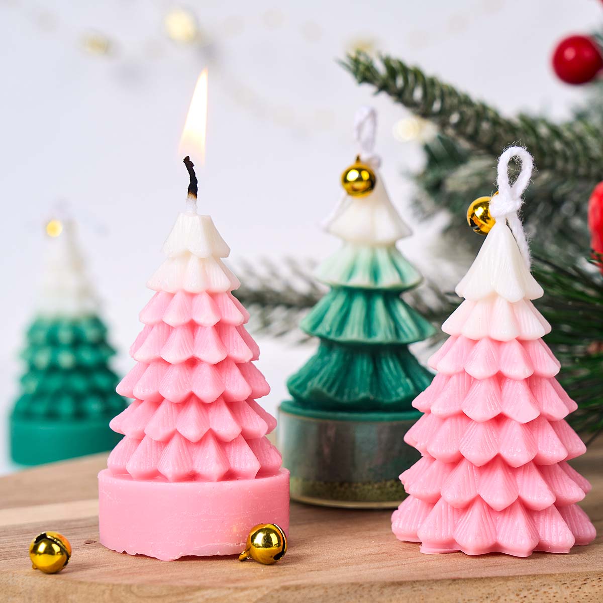 3D Christmas Tree Silicone Can - Soap Making Gifts ulasan dan harga