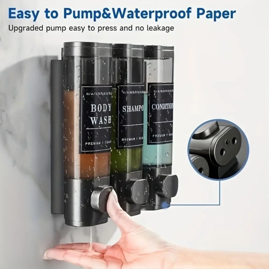 Wall Mounted Triple Shampoo Co - Soap Making Diy Kit ulasan dan harga